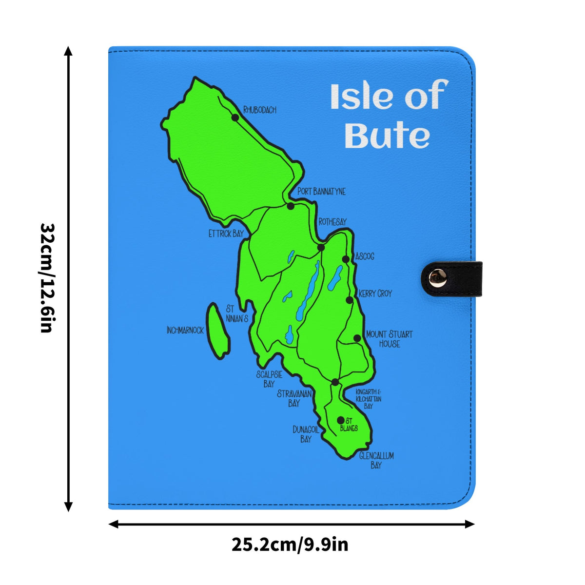 Isle of Bute Portfolio Organizer  - Free p&p Worldwide