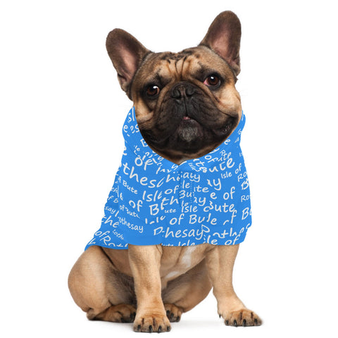 Isle of Bute - 4 Legs Outfit Pet Pullover Small/Med Hoodie - Free p&p Worldwide