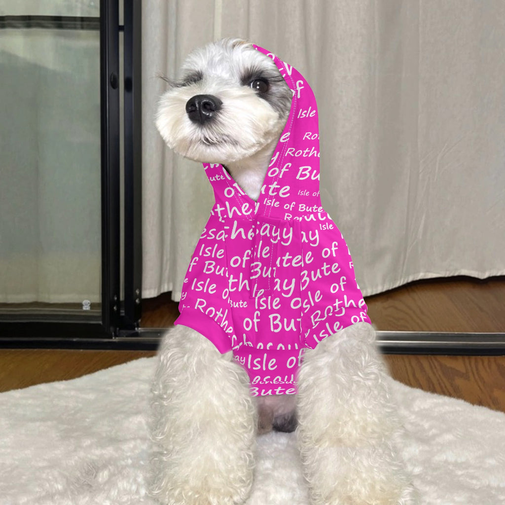 Isle of Bute - 4 Legs Outfit Pet Pullover Small/Med Hood*e - Free p&p Worldwide
