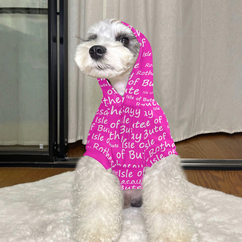 Isle of Bute - 4 Legs Outfit Pet Pullover Small/Med Hoodie - Free p&p Worldwide