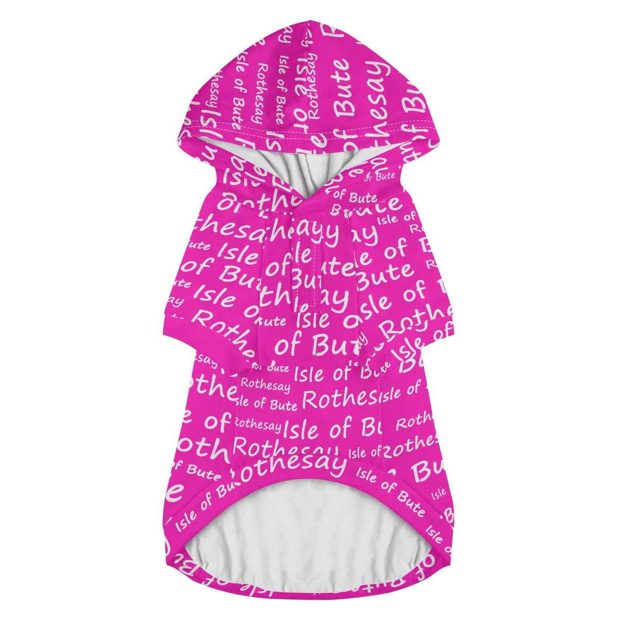 Isle of Bute - 4 Legs Outfit Pet Pullover Small/Med Hood*e - Free p&p Worldwide