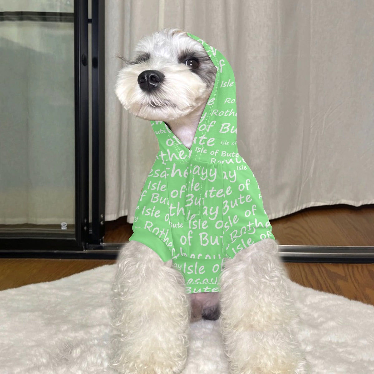 Isle of Bute - 4 Legs Outfit Pet Pullover Small/Med Hood*e - Free p&p Worldwide