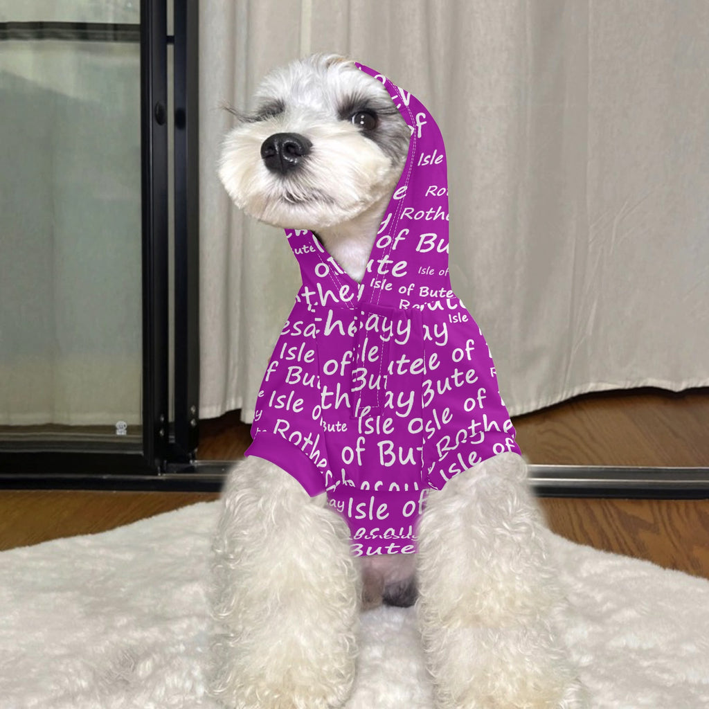 Isle of Bute - 4 Legs Outfit Pet Pullover Small/Med Hood*e - Free p&p Worldwide