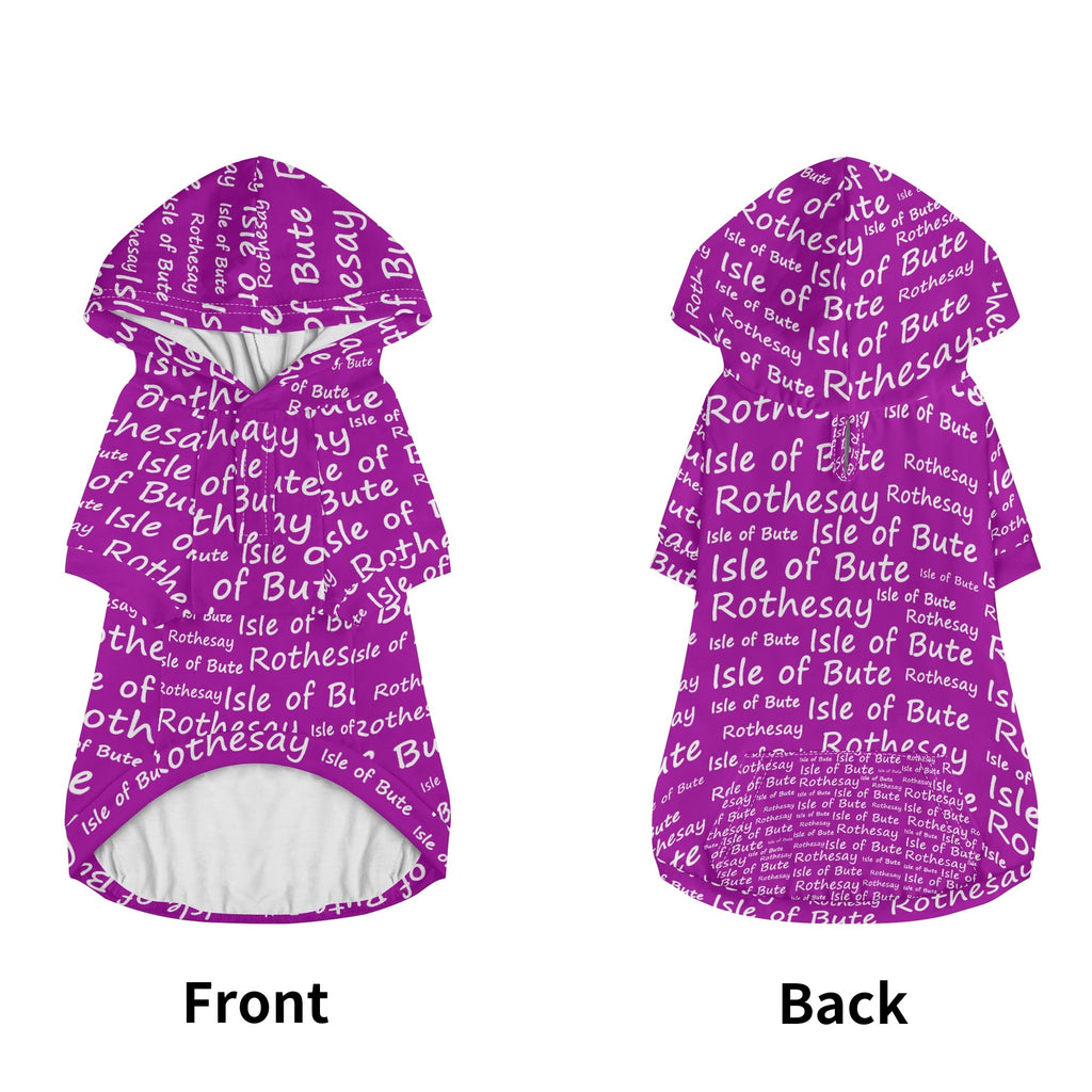 Isle of Bute - 4 Legs Outfit Pet Pullover Small/Med Hood*e - Free p&p Worldwide
