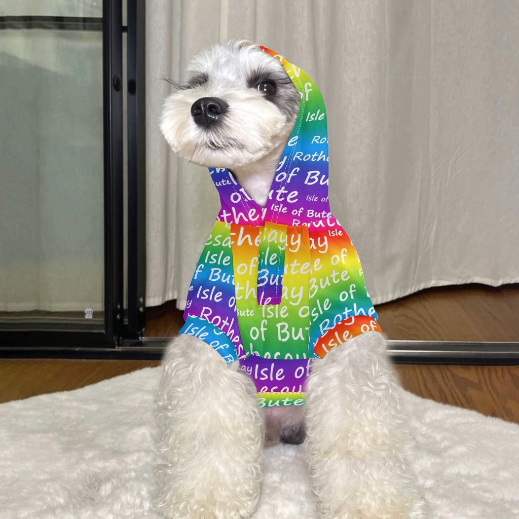 Isle of Bute - 4 Legs Outfit Pet Pullover Small/Med Hood*e - Free p&p Worldwide
