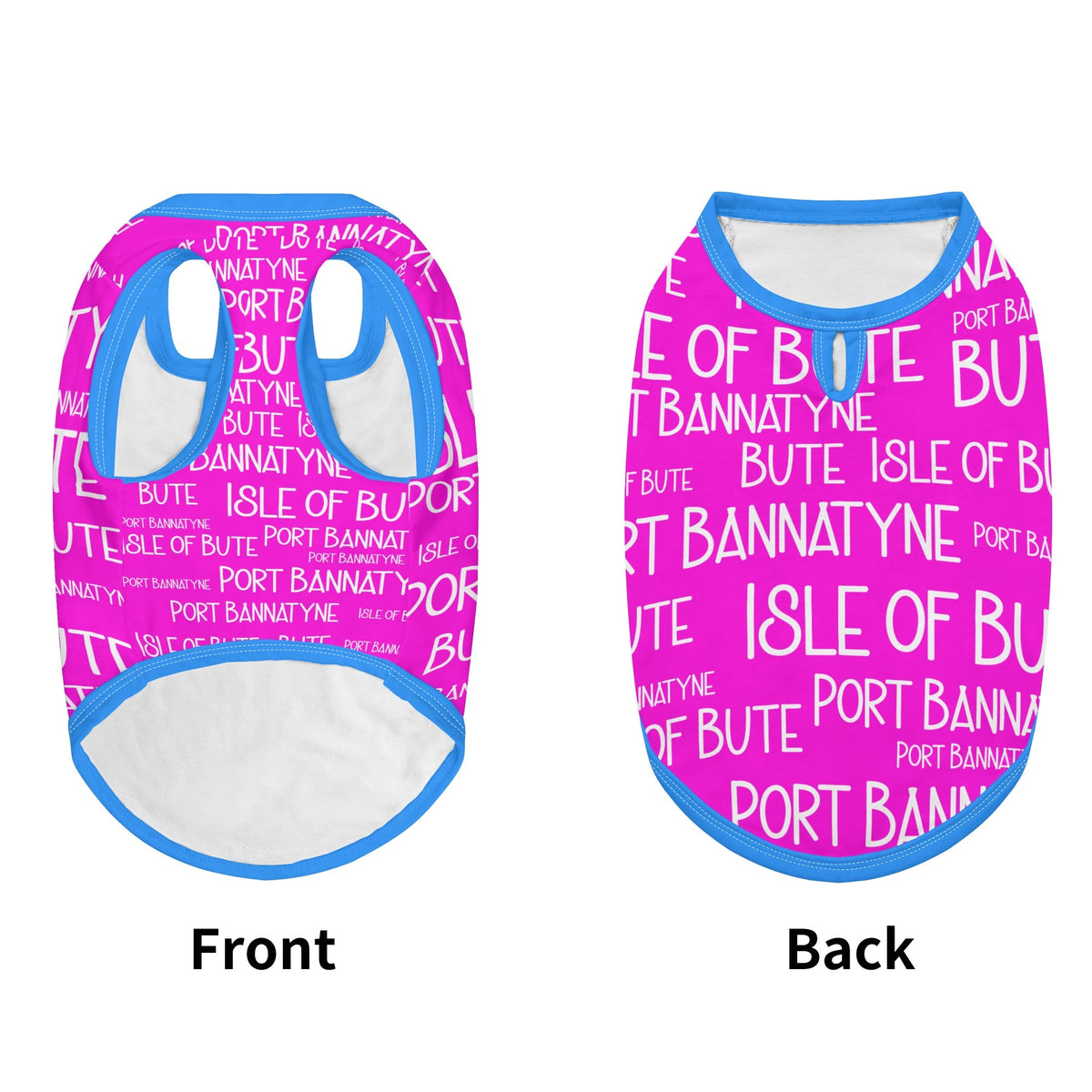 Isle of Bute - Animal Shirt Clothing for Small/Medium Dogs Cats - Free p&p Worldwide