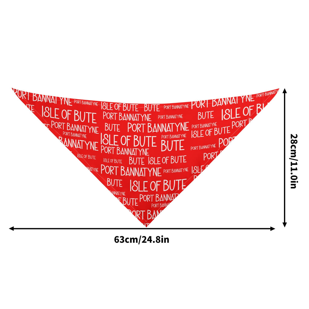 Isle of Bute - Pet neckerchief - Free p&p Worldwide