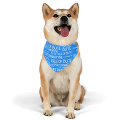 Isle of Bute - Pet Adjustable neckerchief  for Dogs Cats - Free p&p Worldwide