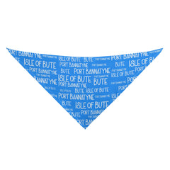 Isle of Bute - Pet Adjustable neckerchief  for Dogs Cats - Free p&p Worldwide