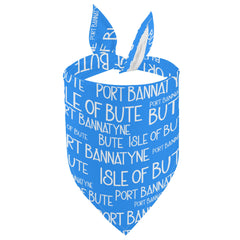 Isle of Bute - Pet Adjustable neckerchief  for Dogs Cats - Free p&p Worldwide