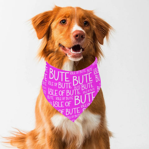 Isle of Bute - Pet Adjustable neckerchief  for Dogs Cats - Free p&p Worldwide