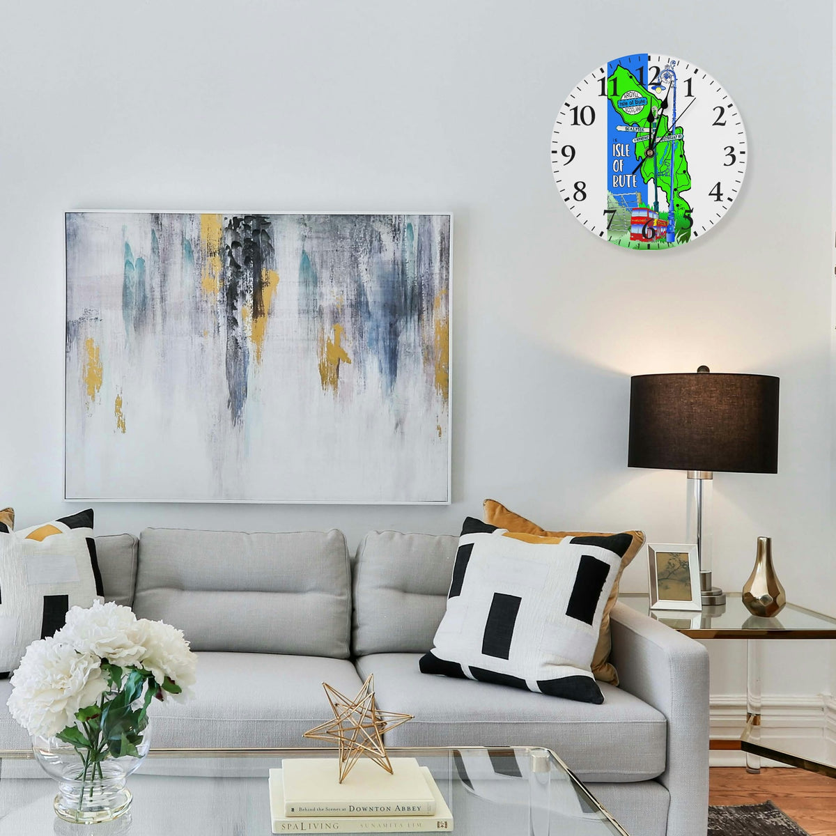 Isle of Bute - Wall Clock - Free p&p Worldwide