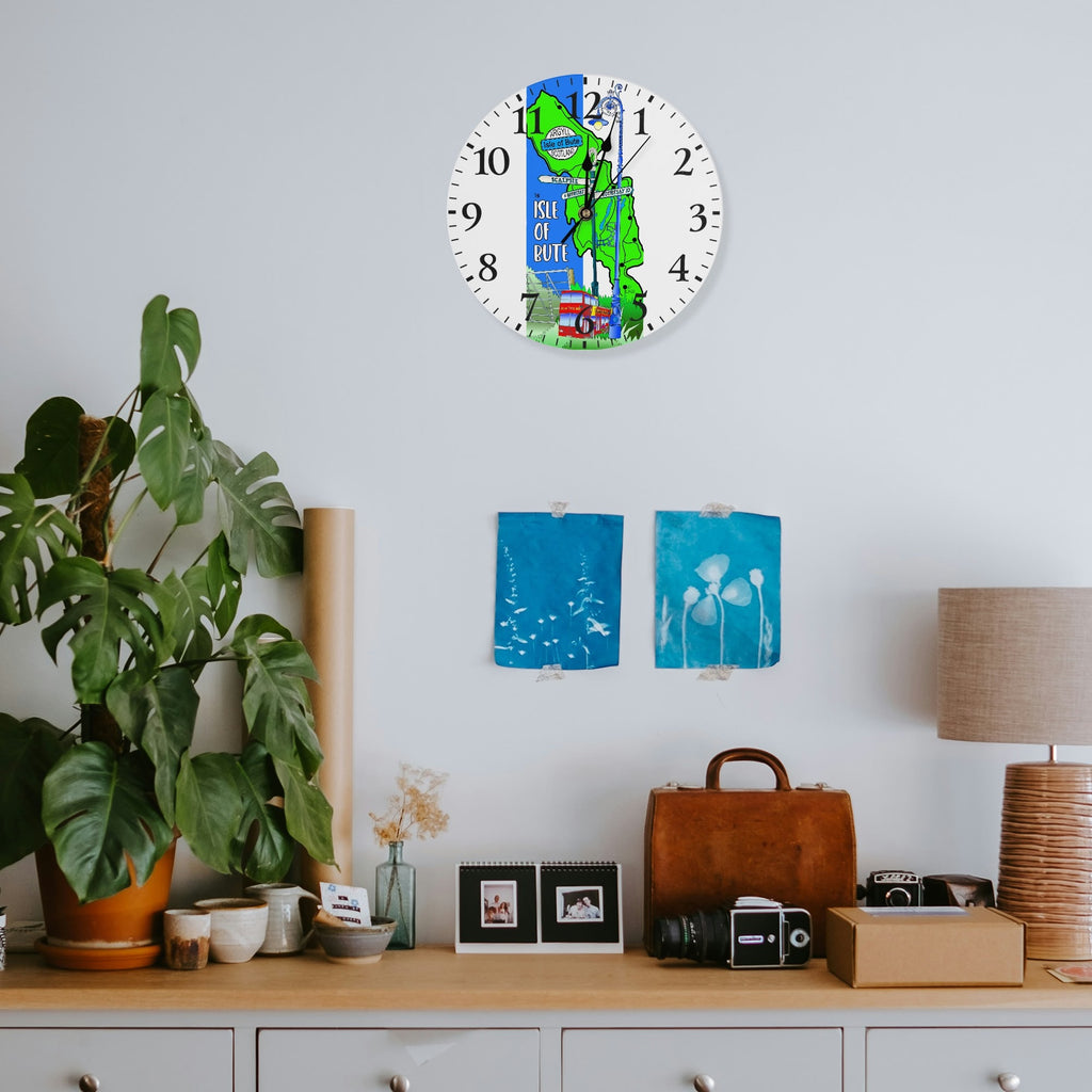 Isle of Bute - Wall Clock - Free p&p Worldwide
