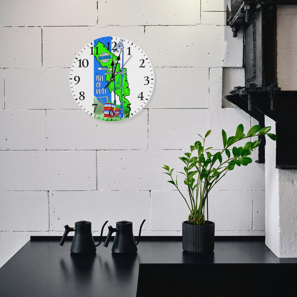 Isle of Bute - Wall Clock - Free p&p Worldwide