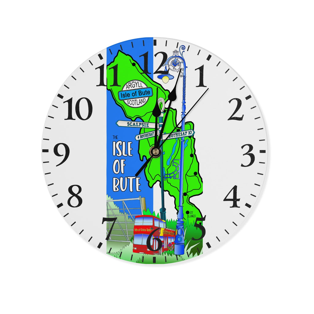 Isle of Bute - Wall Clock - Free p&p Worldwide