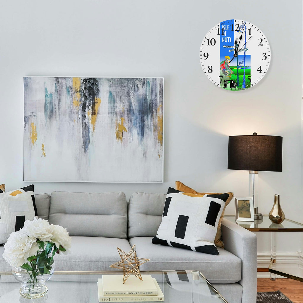 Isle of Bute - Wall Clock - Free p&p Worldwide