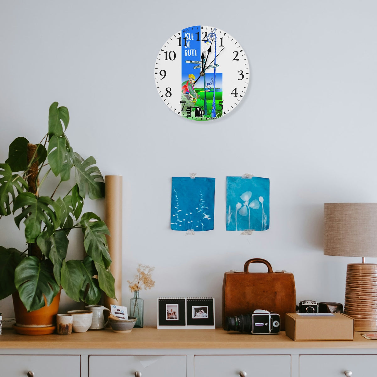 Isle of Bute - Wall Clock - Free p&p Worldwide