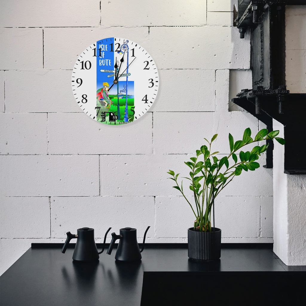 Isle of Bute - Wall Clock - Free p&p Worldwide