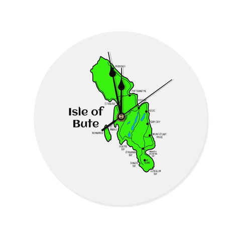 Isle of Bute - Wall Clock - Free p&p Worldwide