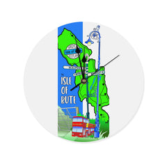 Isle of Bute - Wall Clock - Free p&p Worldwide