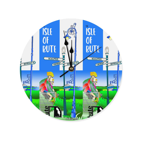 Isle of Bute - Wall Clock - Free p&p Worldwide