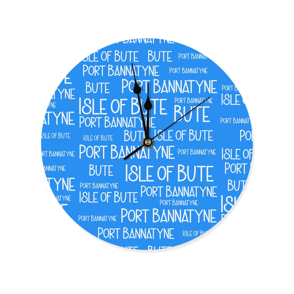 Isle of Bute - Wall Clock - Free p&p Worldwide