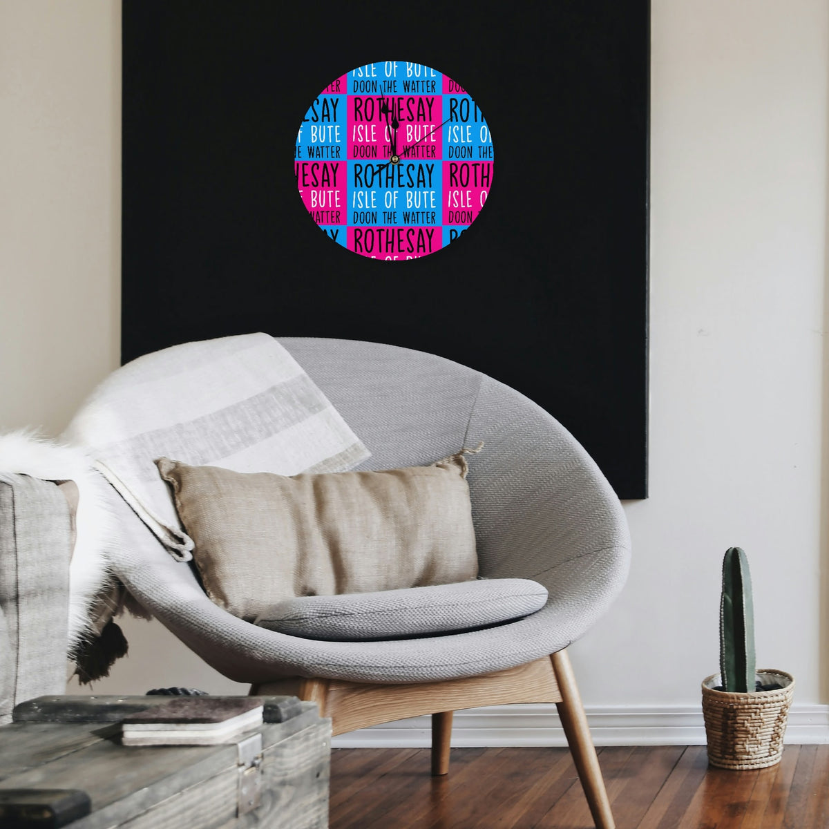 Isle of Bute - Wall Clock - Free p&p Worldwide