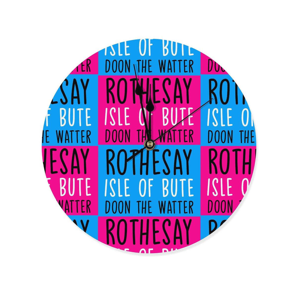 Isle of Bute - Wall Clock - Free p&p Worldwide