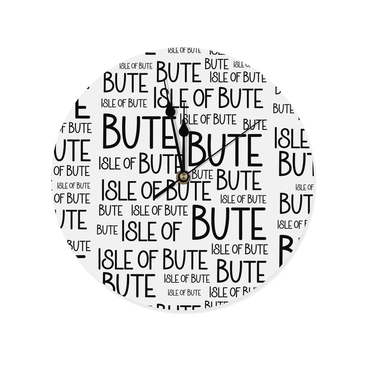 Isle of Bute - Wall Clock - Free p&p Worldwide