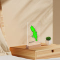 Isle of Bute Night Light with Wood Base - FREE p&p Worldwide
