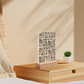 Isle of Bute Night Light with Wood Base - FREE p&p Worldwide