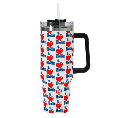 Isle of Bute 40oz Stainless Steel Tumbler Gift With Straw - FREE p&p Worldwide