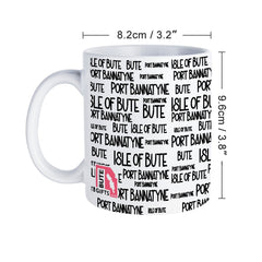 Port Bannatyne Typography Mug | Isle of Bute