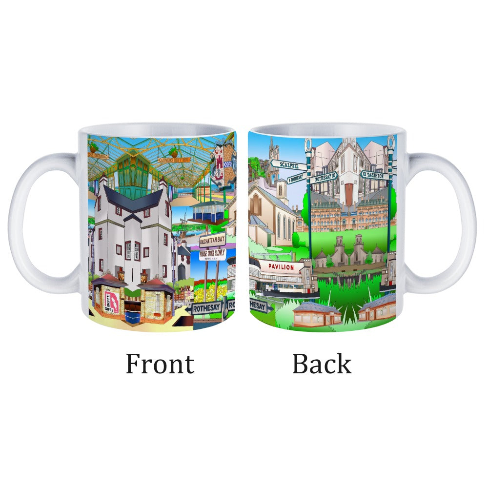 Rothesay Town Mug | Isle of Bute Scottish Gift