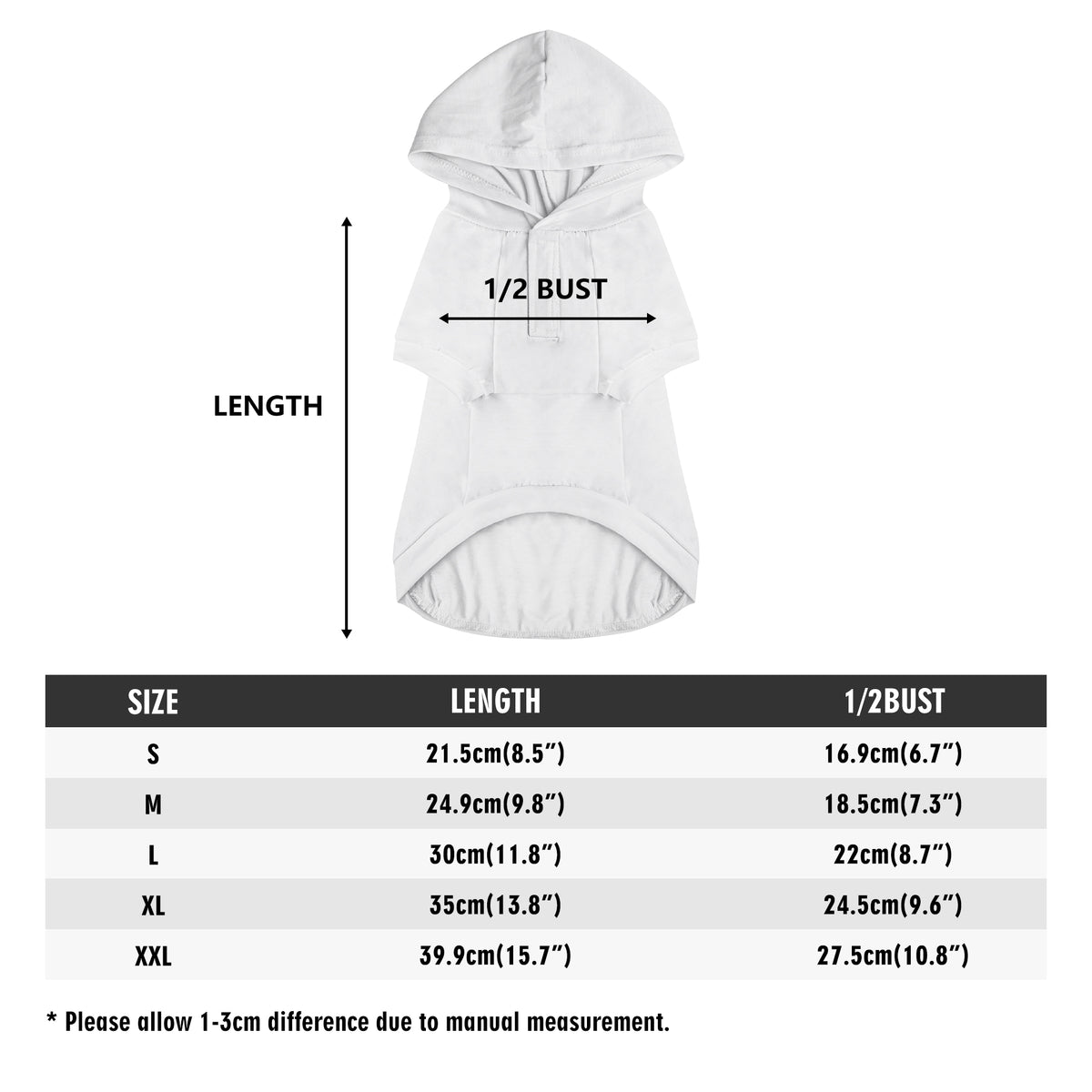 Isle of Bute - 4 Legs Outfit Pet Pullover Small/Med Hood*e - Free p&p Worldwide
