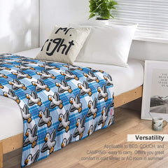Ultra-Soft Flannel Blanket Multiple Sizes