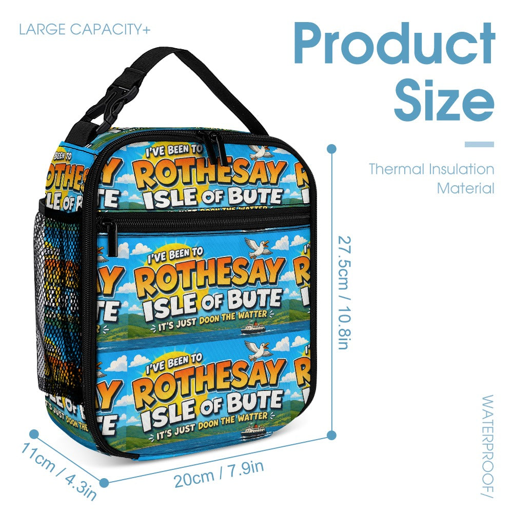 Isle of Bute Medium size Backpack/Lunch Bag/Cosmetic-Pencil Case - Free p&p Worldwide