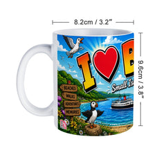 I Love Bute Mug | Colourful Isle of Bute Souvenir