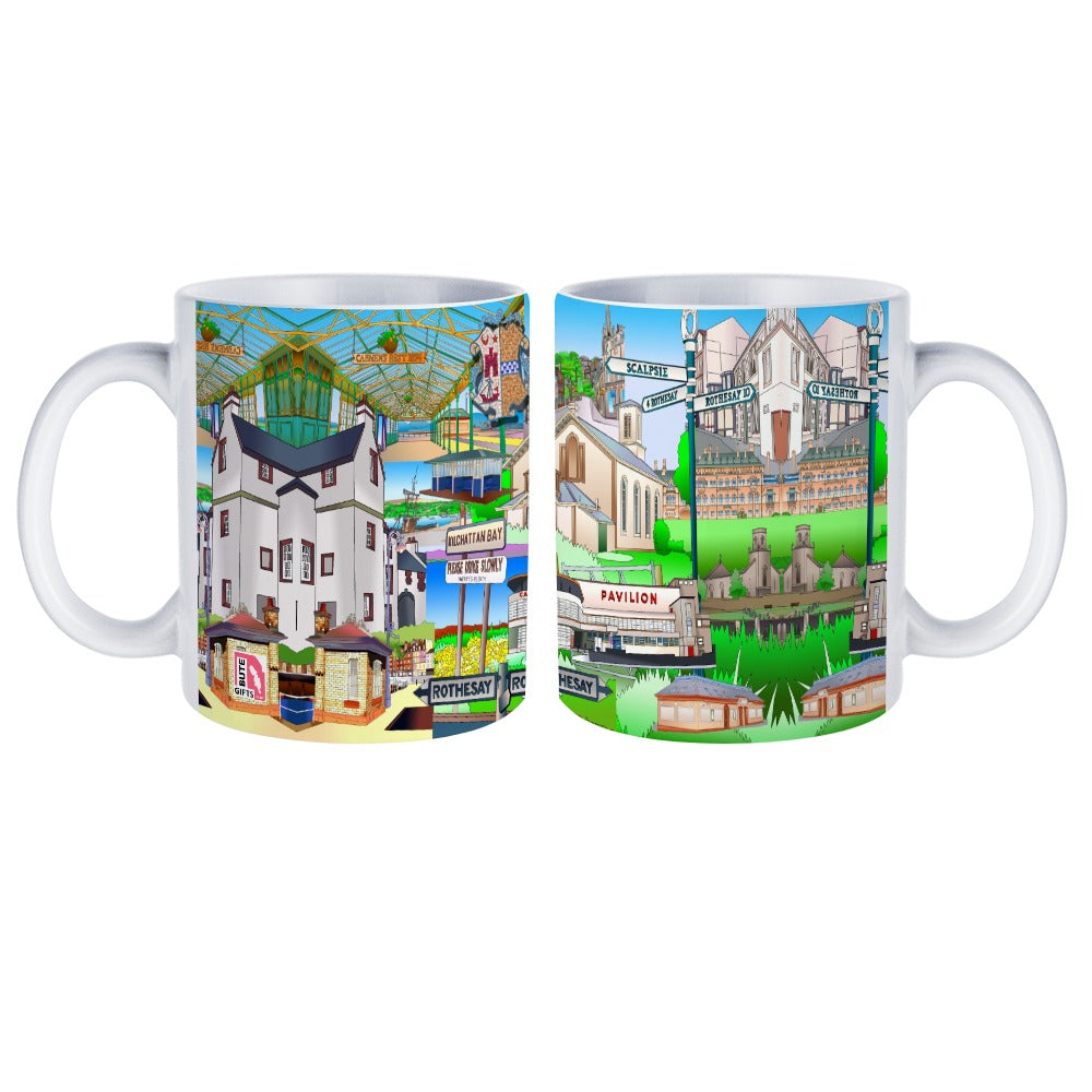 Rothesay Town Mug | Isle of Bute Scottish Gift