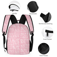Isle of Bute Medium size Backpack/Lunch Bag/Cosmetic-Pencil Case - Free p&p Worldwide