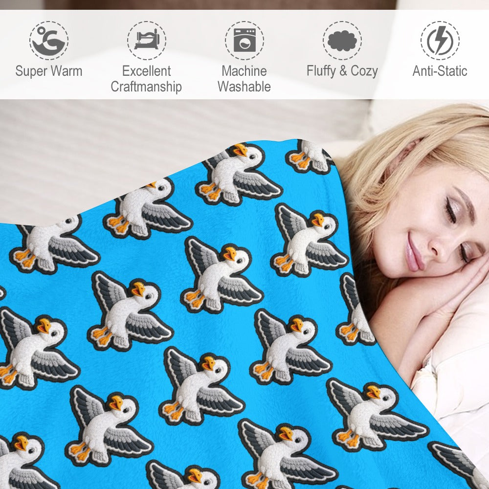 Ultra-Soft Flannel Blanket Multiple Sizes