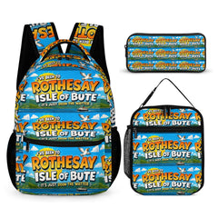 Isle of Bute Medium size Backpack/Lunch Bag/Cosmetic-Pencil Case - Free p&p Worldwide