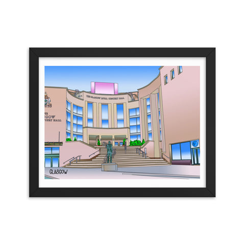 Glasgow Royal Concert Hall Framed poster