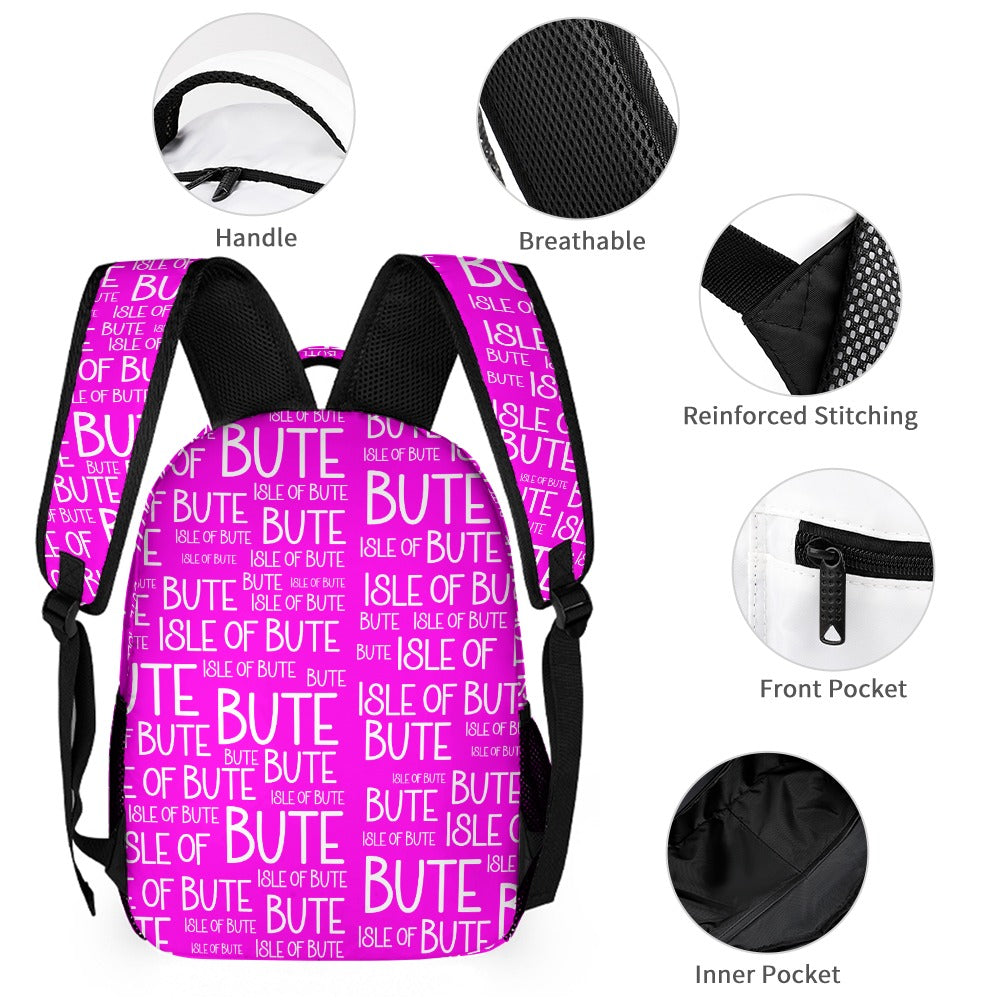 Isle of Bute Medium size Backpack/Lunch Bag/Cosmetic-Pencil Case - Free p&p Worldwide
