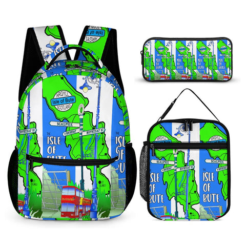 Isle of Bute Medium size Backpack/Lunch Bag/Cosmetic-Pencil Case - Free p&p Worldwide