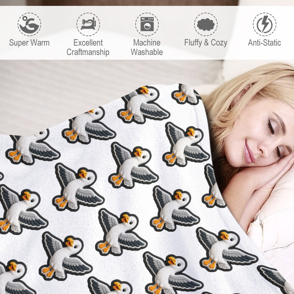Ultra-Soft Flannel Blanket Multiple Sizes