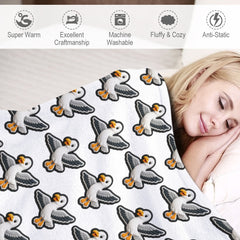 Ultra-Soft Flannel Blanket Multiple Sizes