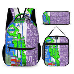 Isle of Bute Medium size Backpack/Lunch Bag/Cosmetic-Pencil Case - Free p&p Worldwide