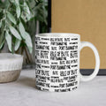 Port Bannatyne Typography Mug | Isle of Bute