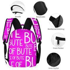 Isle of Bute Medium size Backpack/Lunch Bag/Cosmetic-Pencil Case - Free p&p Worldwide